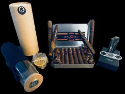 Tin, Lighter/Cutter & Travel Humidor